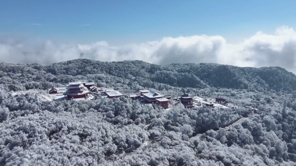 大美中国 | 重庆金佛山银装素裹，宛如童话世界