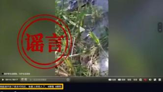 洞庭湖可钓区发现鳄鱼？造谣者已被公安机关批评教育