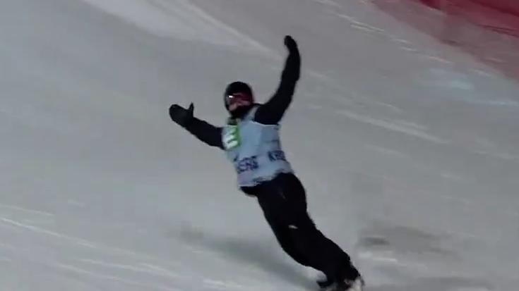 楊文龍首奪男子單板滑雪大跳臺世界杯冠軍