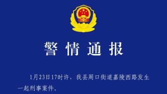 四川蓬安縣發(fā)生一起刑案2人死亡，警方通報(bào)