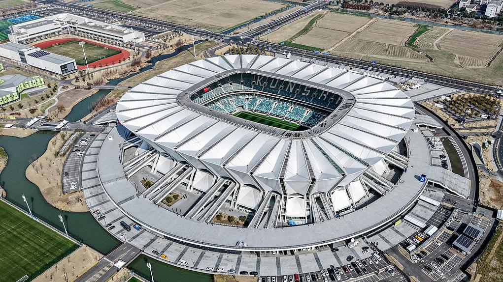 超級(jí)杯上演“首秀”，全新昆山奧體中心揭開面紗