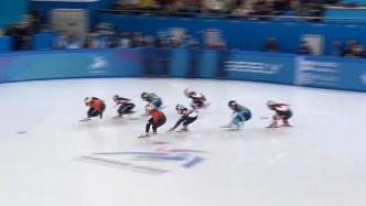 短道速滑第二金！中国队夺得亚冬会女子3000米接力金牌