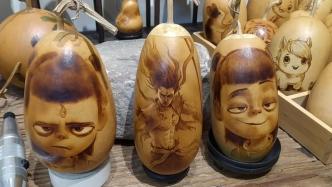當傳統烙畫遇上哪吒