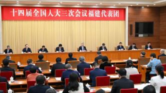 李希在參加福建代表團審議時強調，推動全面從嚴治黨取得更大成效，為推進中國式現代化提供堅強保障