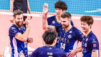 總比分2比1擊敗河北男排，上海男排奪得隊(duì)史聯(lián)賽第18冠