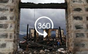 360°全景|兩小時大火不滅，600年歷史古城樓化為灰燼