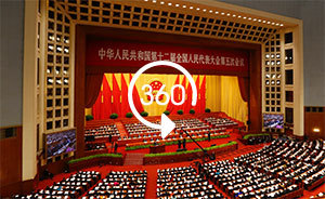 全景视频｜身临其境：看人大代表们如何在人民大会堂开会