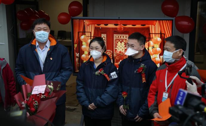 雷神山见证！上海援鄂医护的“战地婚礼”