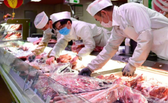 商务部：今天下午正在投放第五批2万吨中央储备肉