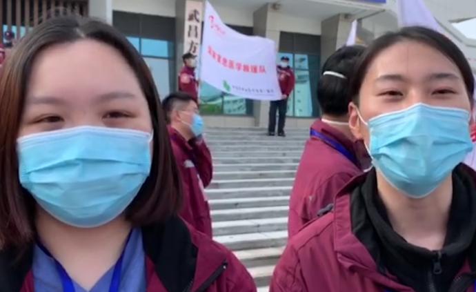 出艙，患者邀請上海援鄂醫(yī)護再來武漢玩