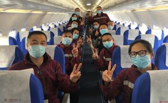 “武汉再会，上海侬好！”47名上海医疗队员正在返沪航班上