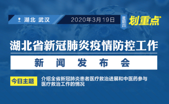 划重点｜湖北新冠肺炎患者救治进展和中医药参与救治六大看点