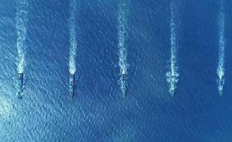中国海警舰艇编队3月20日在我钓鱼岛领海巡航
