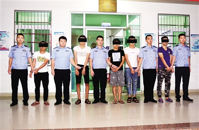 盗窃团伙成员被警方抓获。 本文图片 南国都市报