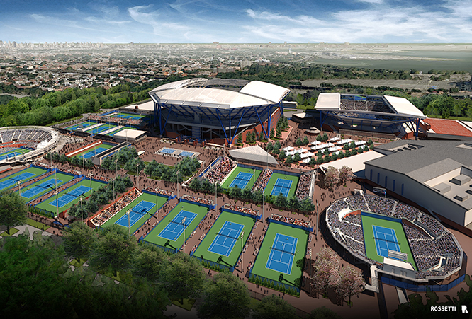 美网场地比利·简·金国家网球中心。