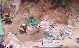 广东紫金县一养鸡场发生山体崩塌，致3人死亡