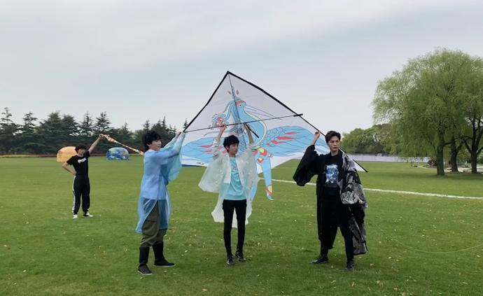 風箏,漢服,上海東方綠舟迎春來