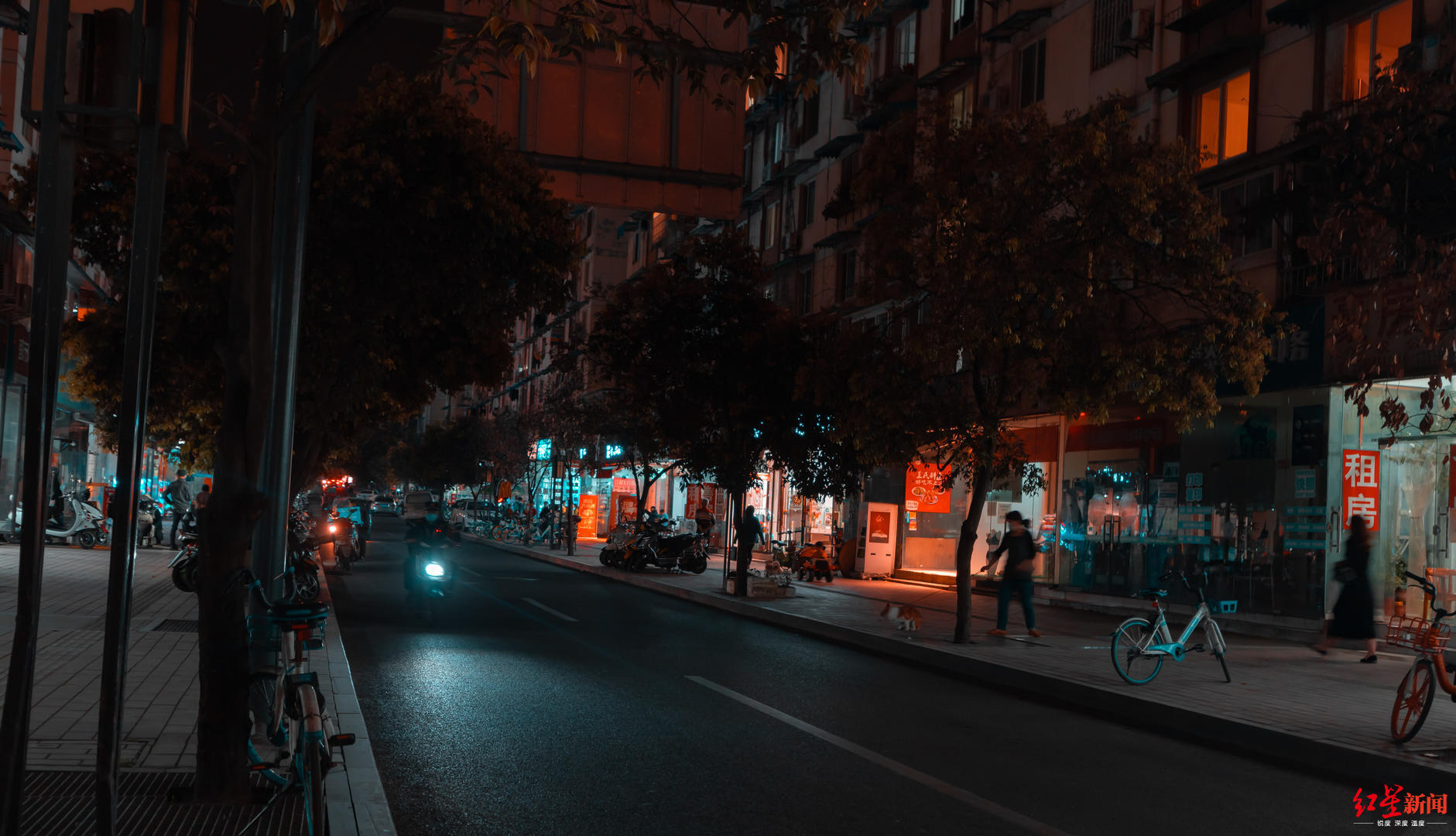 成都夜晚街景图片图片