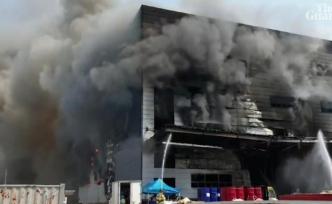 韩国仓库火灾已致38死，含一中国公民