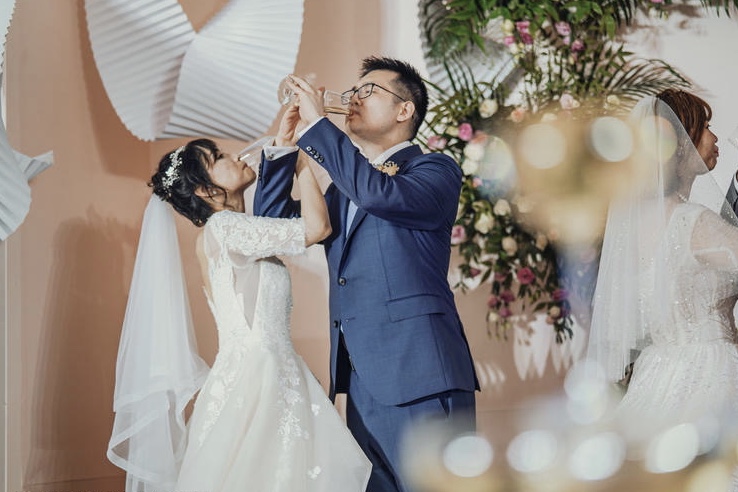 集体婚礼,抗疫,仁济医院 集体婚礼,抗疫,仁济医院