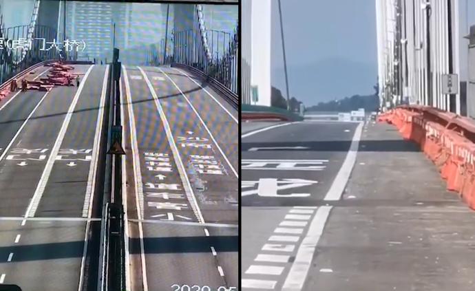 海事部門對虎門大橋附近通航水域實施封航