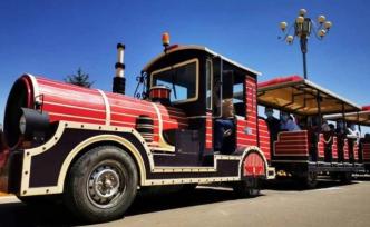 超拉风！高校用小火车接学生到宿舍楼下