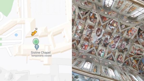 谷歌地图推“云旅游”：可进教堂登铁塔