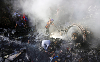 巴基斯坦坠毁客机载多名军官，至少5名军官遇难