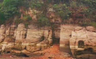 大型唐代坐佛被淹半世纪重露面，石窟专家吁勘察保护