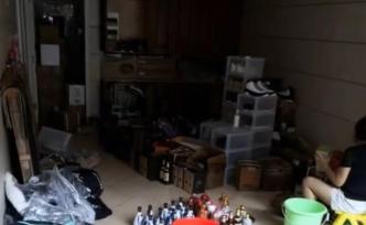 朱芳雨家中地下室被淹，收藏了大量茶酒鞋