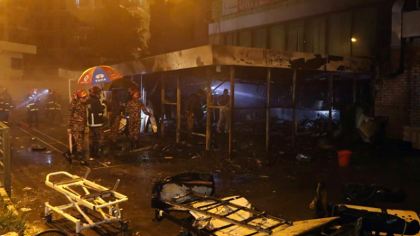 孟加拉国新冠定点医院起火，5名患者身亡