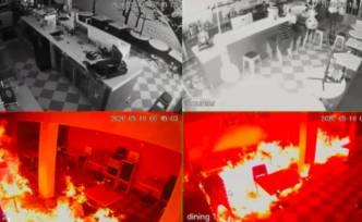 入室盜竊一無所獲，澳洲男子監(jiān)控鏡頭下怒燒咖啡店
