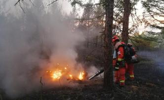 内蒙古大兴安岭林区两起森林火灾均已合围，火因均为雷电火