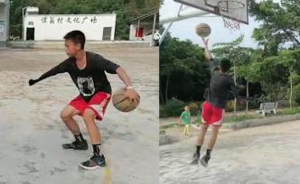 14岁独臂篮球少年两年练出“神技”，易建联点赞