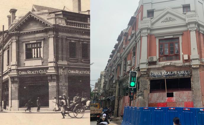 南京路改建現(xiàn)百年英文招牌,專家說淵源