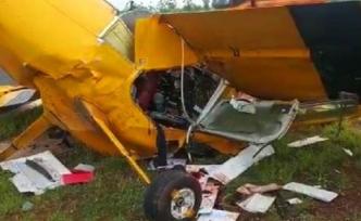 遍地残骸机头冲地，印度一教练机坠毁教练学员丧命