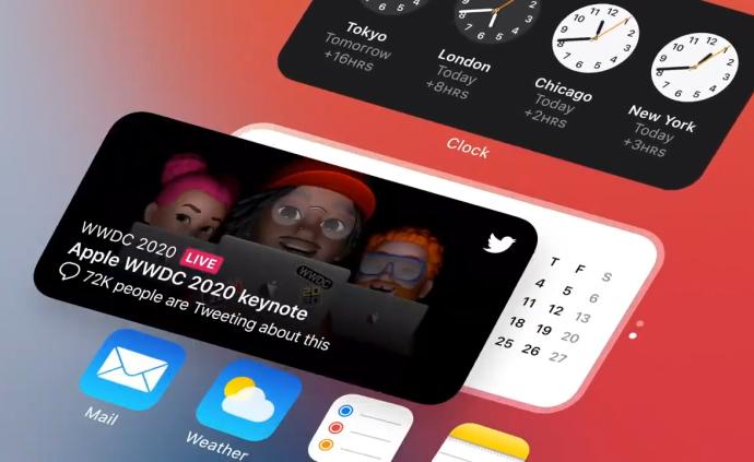 小组件资源库，2分钟看苹果系统新功能