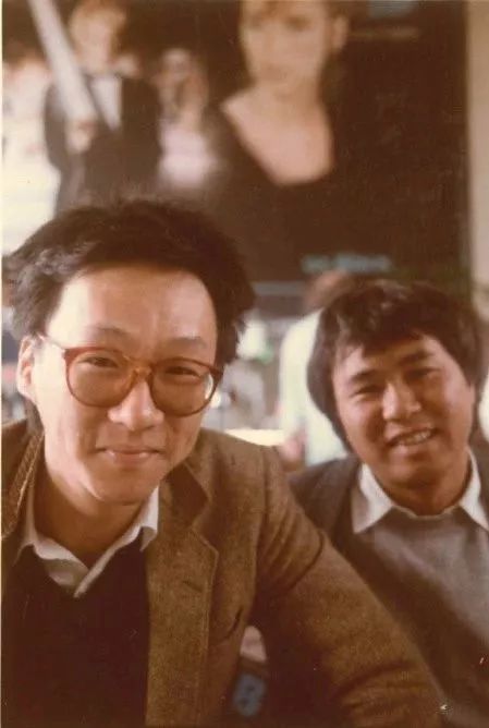 年轻时的杨德昌(左)和侯孝贤(右)