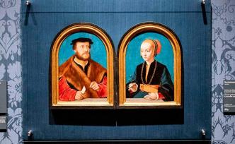 互望350年、相忘125年，一对文艺复兴时期夫妇画像合璧
