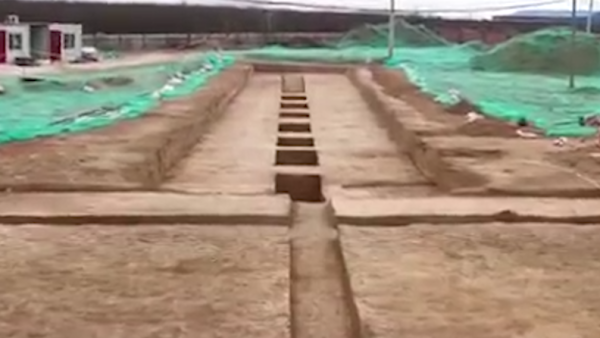 陕西咸阳发现完整隋代家族墓园