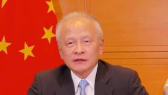 崔天凯大使就香港国安法审议通过发表视频谈话
