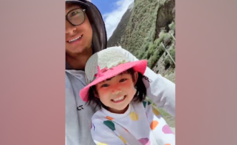 广东单亲奶爸带女儿骑行西藏：感谢网友鼓励