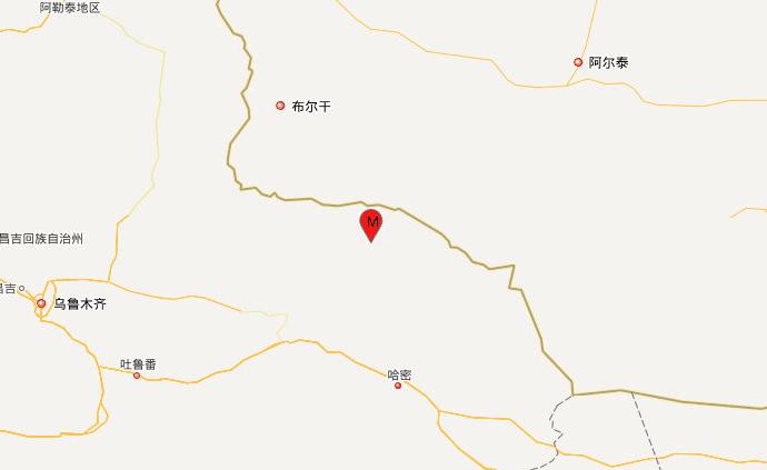 哈密巴里坤县地图图片