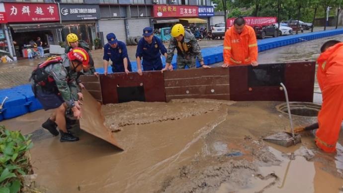 黄山消防清淤排水，为歙县考生护航