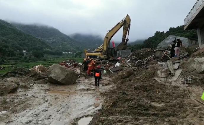 黃梅山體滑坡最后一名被困者已發現,無生命體征