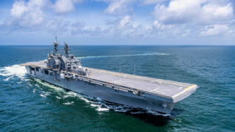 美海军新两栖攻击舰服役，系2017年以来服役第二大军舰