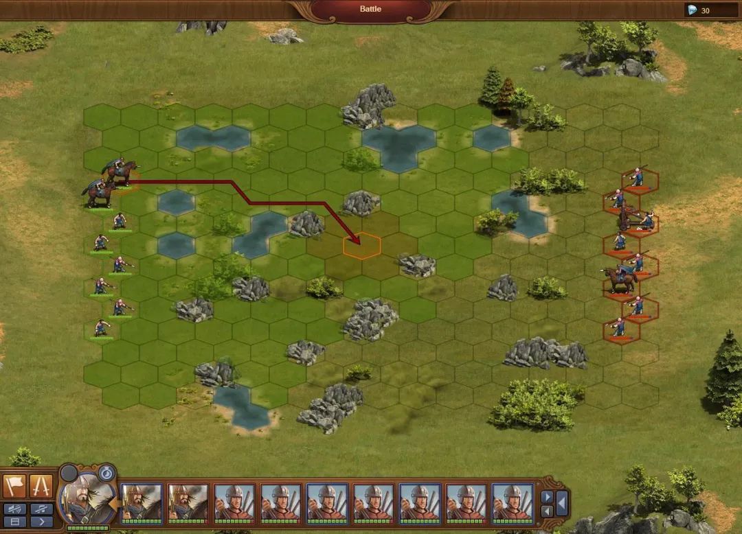 《Forge of Empires》的战斗画面