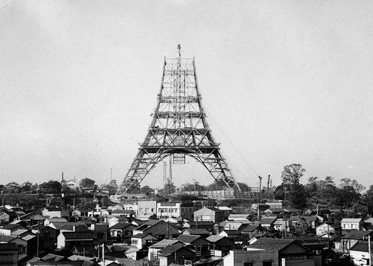初建时的东京塔