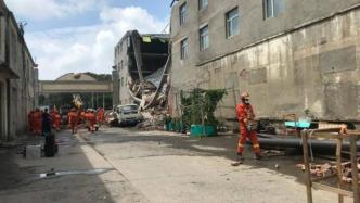 哈尔滨道里区一仓库坍塌事故已有1人获救，还有9人被困