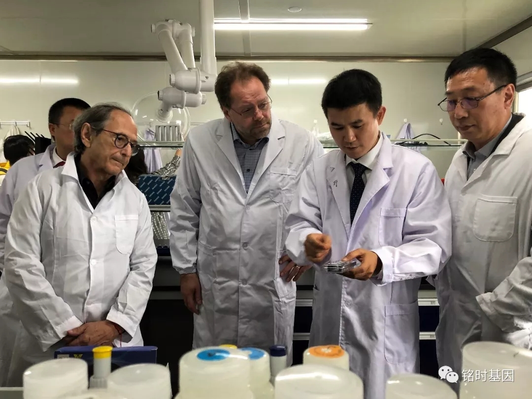 铭时基因科研人员在实验室 微信公众号@铭时基因 资料图